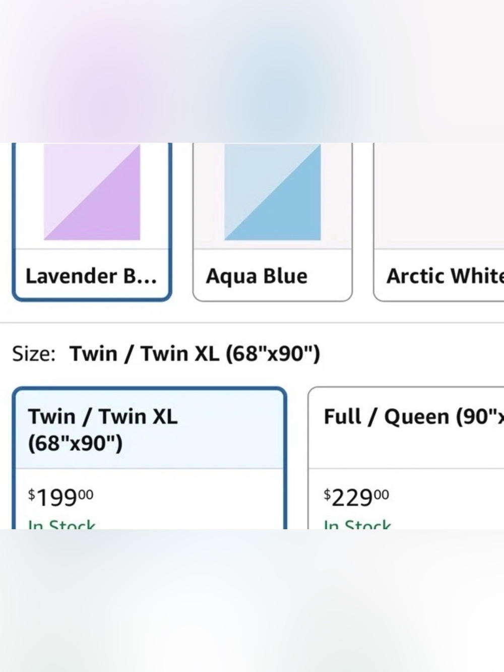 REST Evercool Cooling Comforter Blue Aqua TWIN 90” x 68” NEW in box‼️ONLY FEW - Picture 3 of 14
